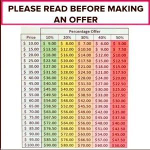 Reasonable Offers ALWAYS Welcome ☺️♥️